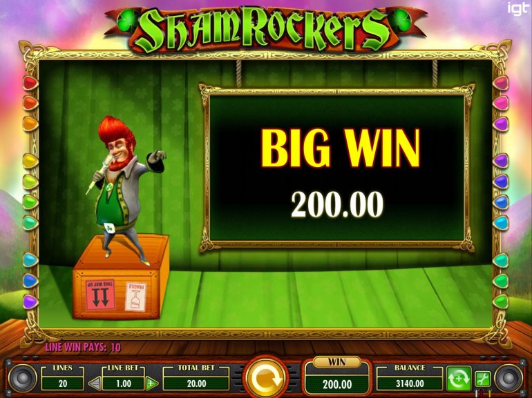 Slot machine Shamrockers